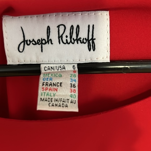 Joseph Ribkoff vibrant red blouse - Picture 3 of 4